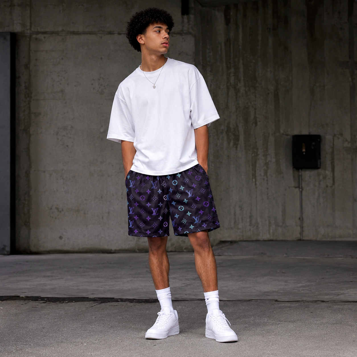Gradient Star Shorts