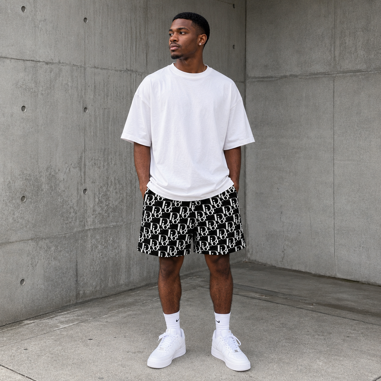 Marble CD Shorts