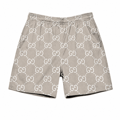 Cream GG Shorts