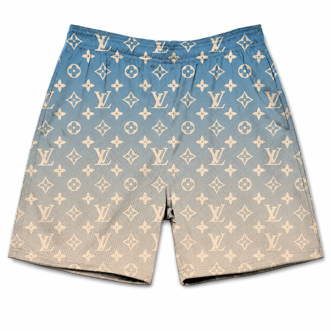 Denim Gradient Star Shorts