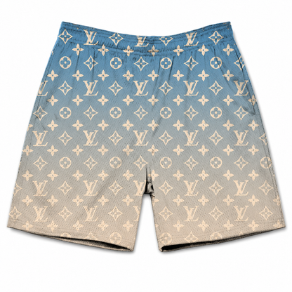 Denim Gradient Star Shorts