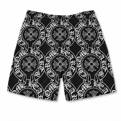 Black Monogram CH Shorts