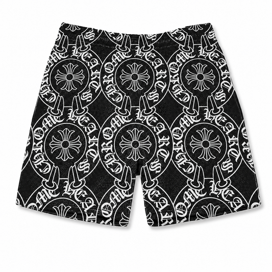 Black Monogram CH Shorts