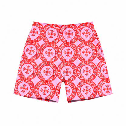 Pink Monogram CH Shorts