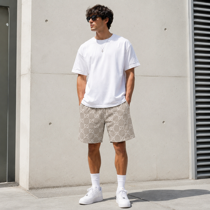 Cream GG Shorts