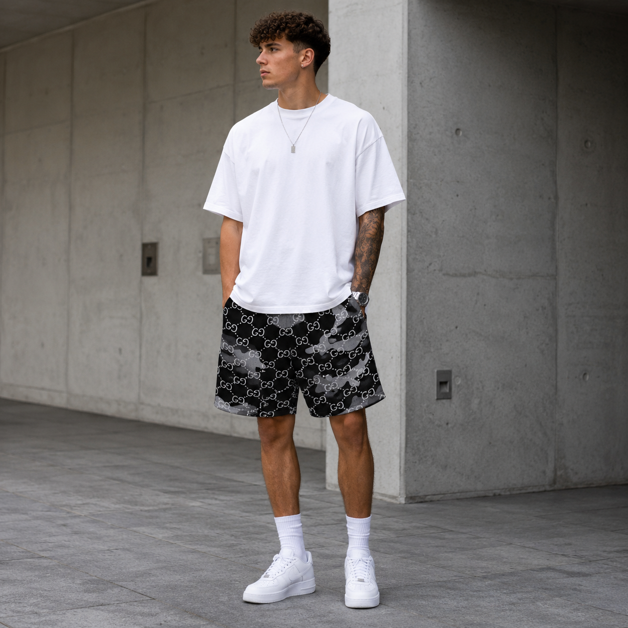 Dark Camo GG Shorts