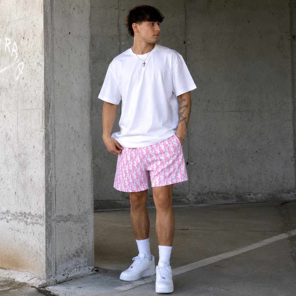 Pink CD Shorts