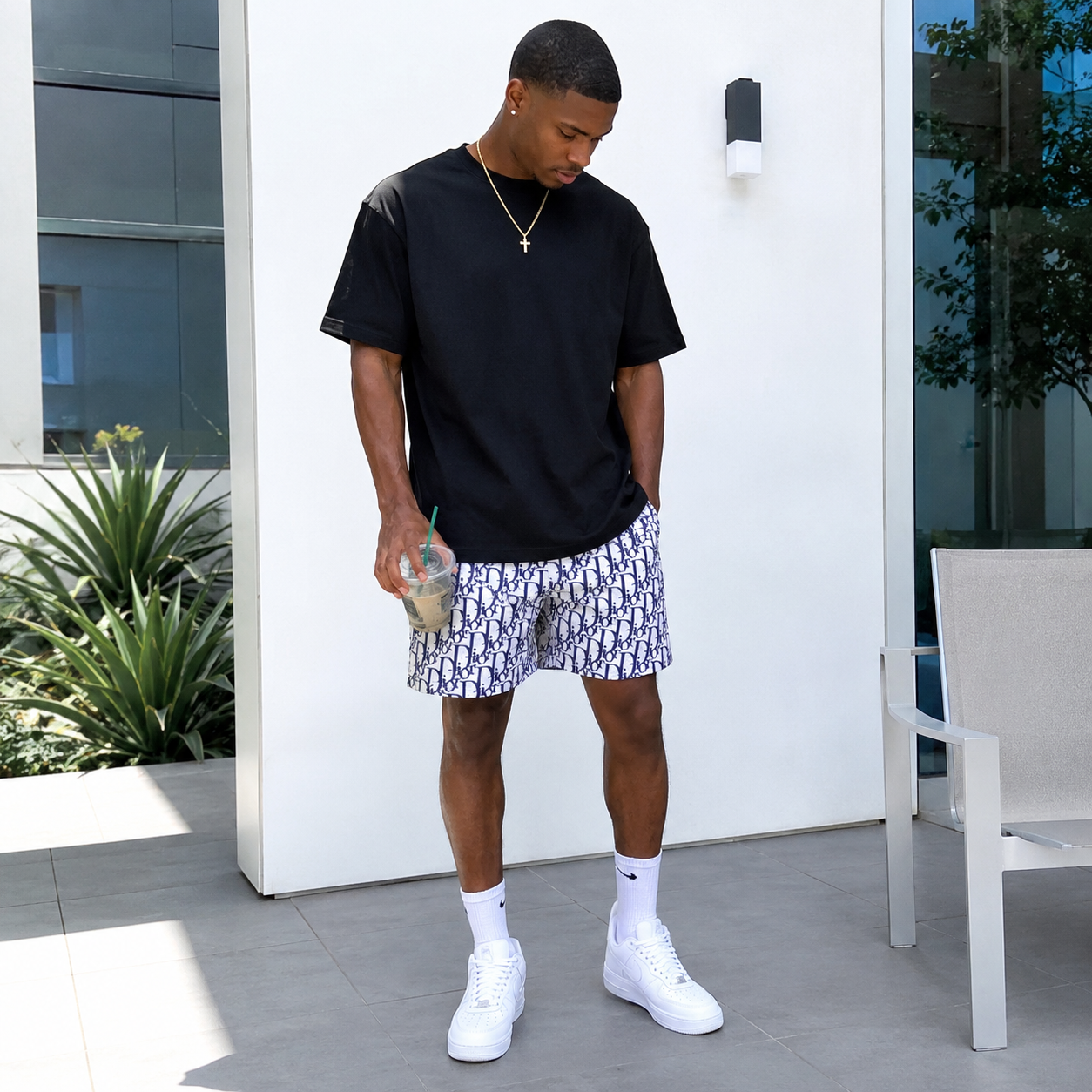 Monochrome CD Shorts