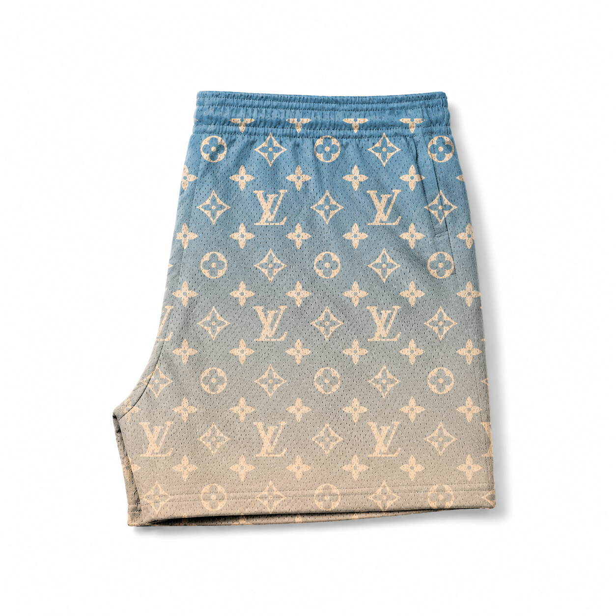 Denim Gradient Star Shorts
