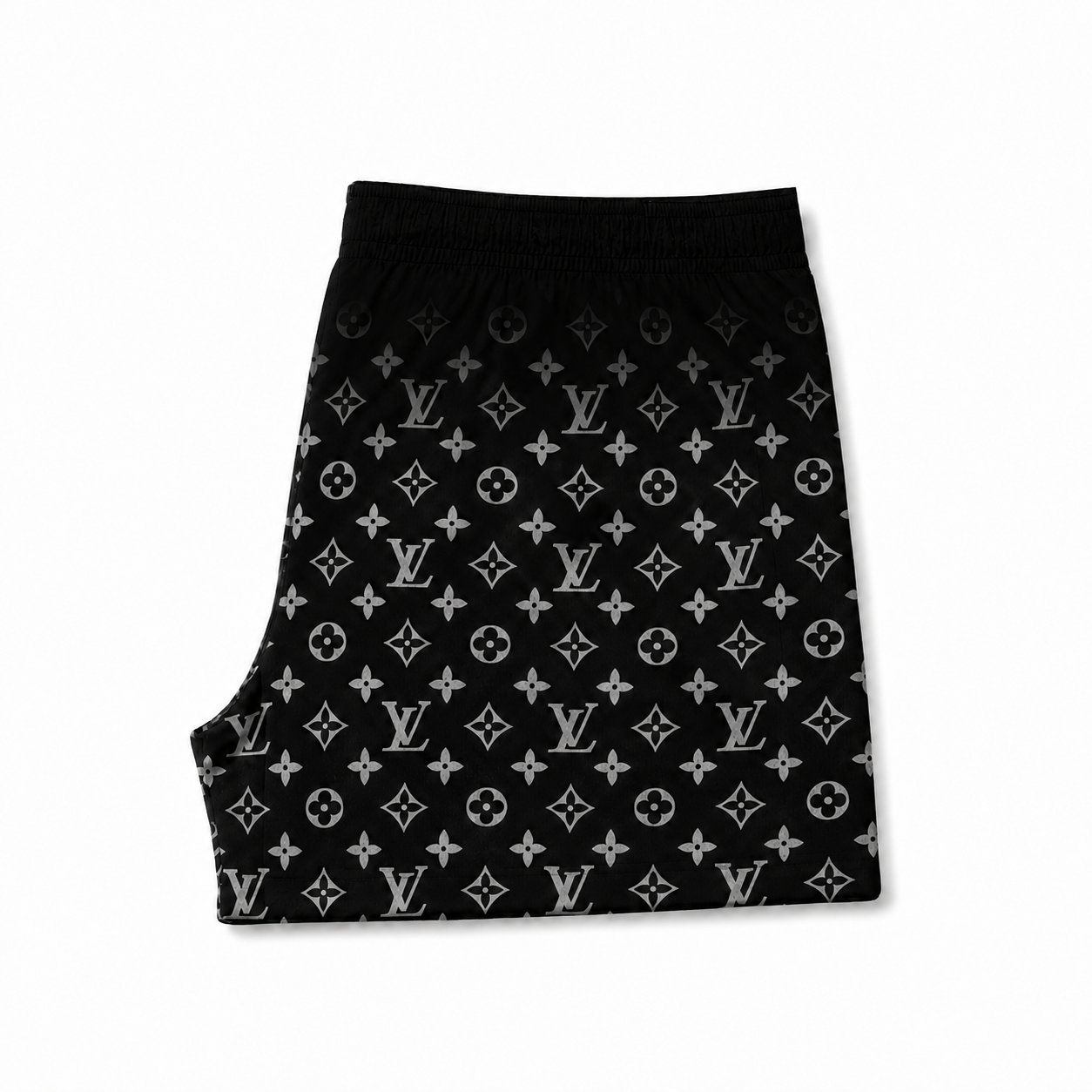 Dark Silver Gradient Star Shorts
