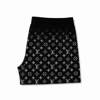 Dark Silver Gradient Star Shorts