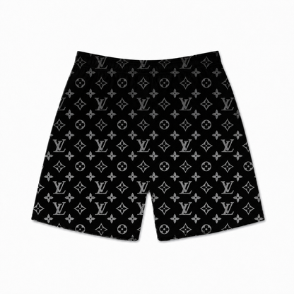 Dark Silver Gradient Star Shorts