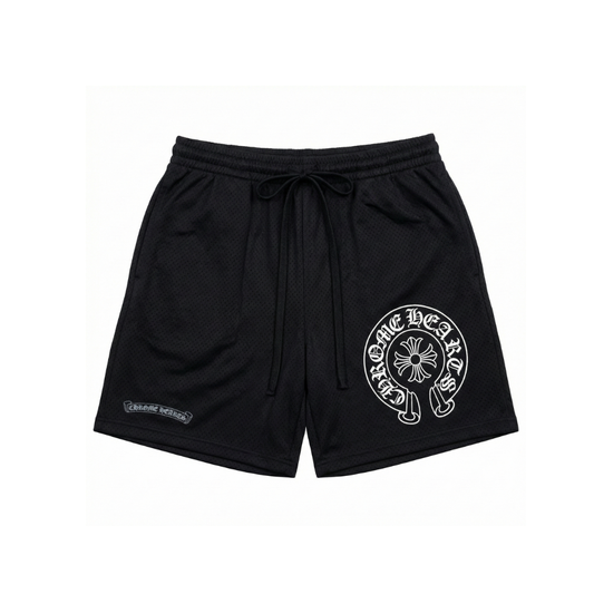 Black Horseshoe Shorts