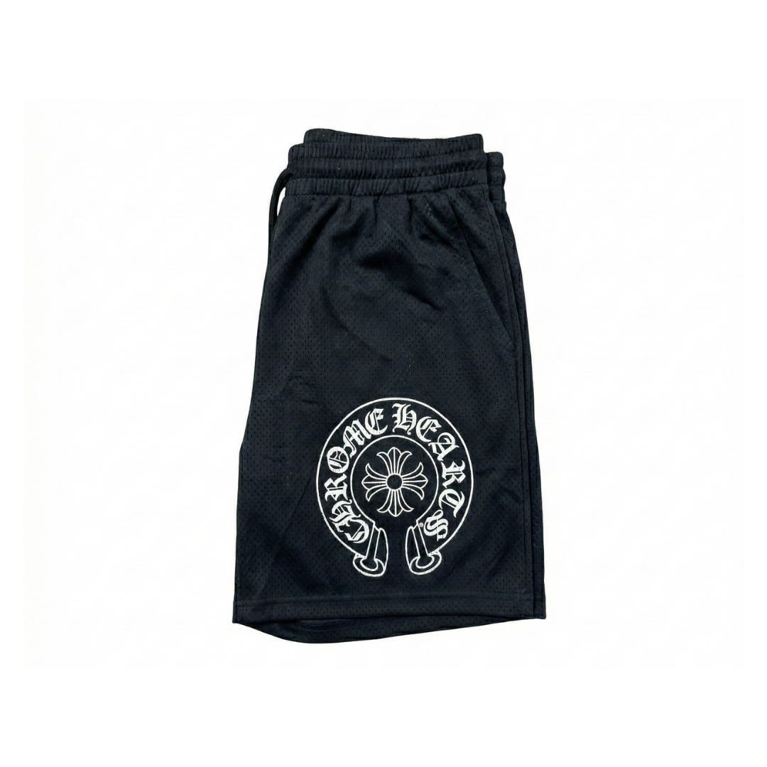 Black Horseshoe Shorts