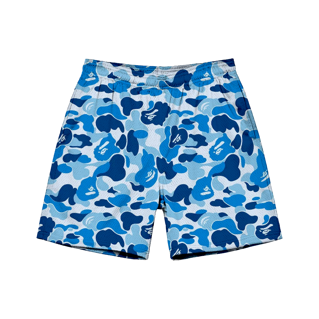 Blue Camo Shorts