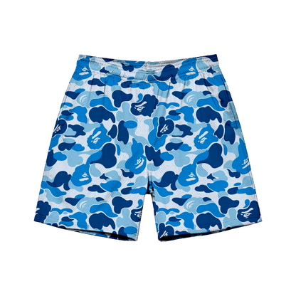 Blue Camo Shorts