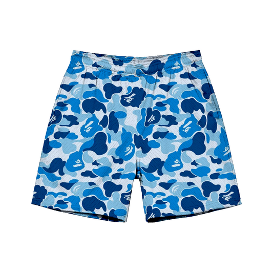 Blue Camo Shorts