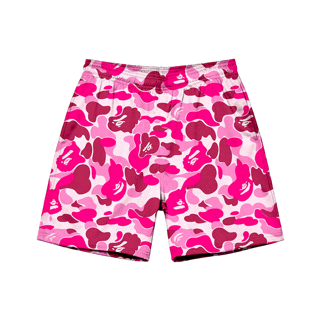Pink Camo Shorts
